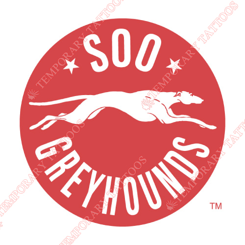 Sault Ste Marie Greyhounds Customize Temporary Tattoos Stickers NO.7393